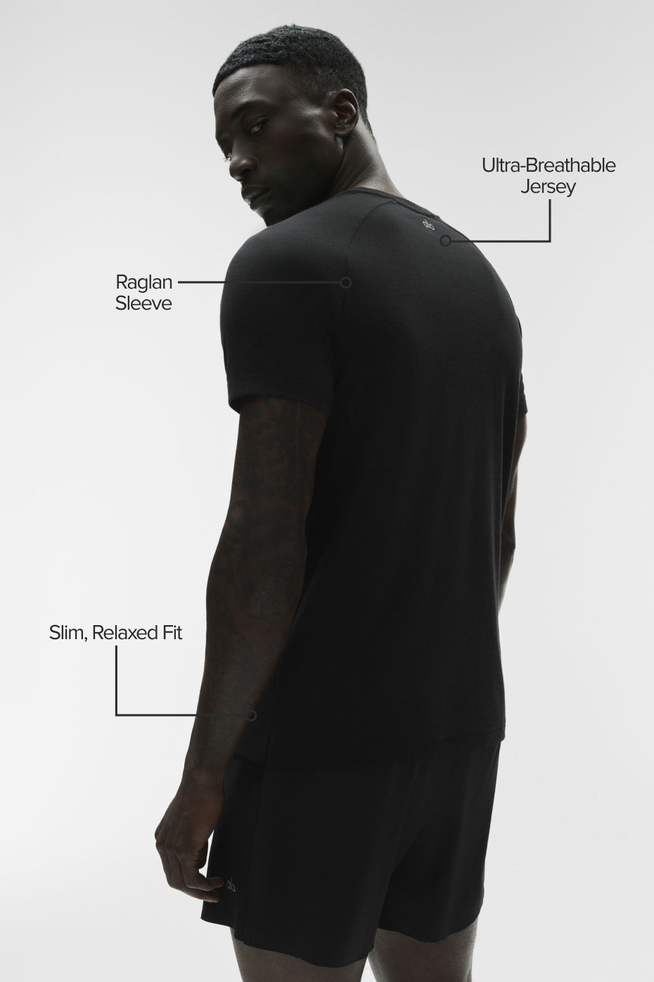 Triumph Raglan Tee - Black