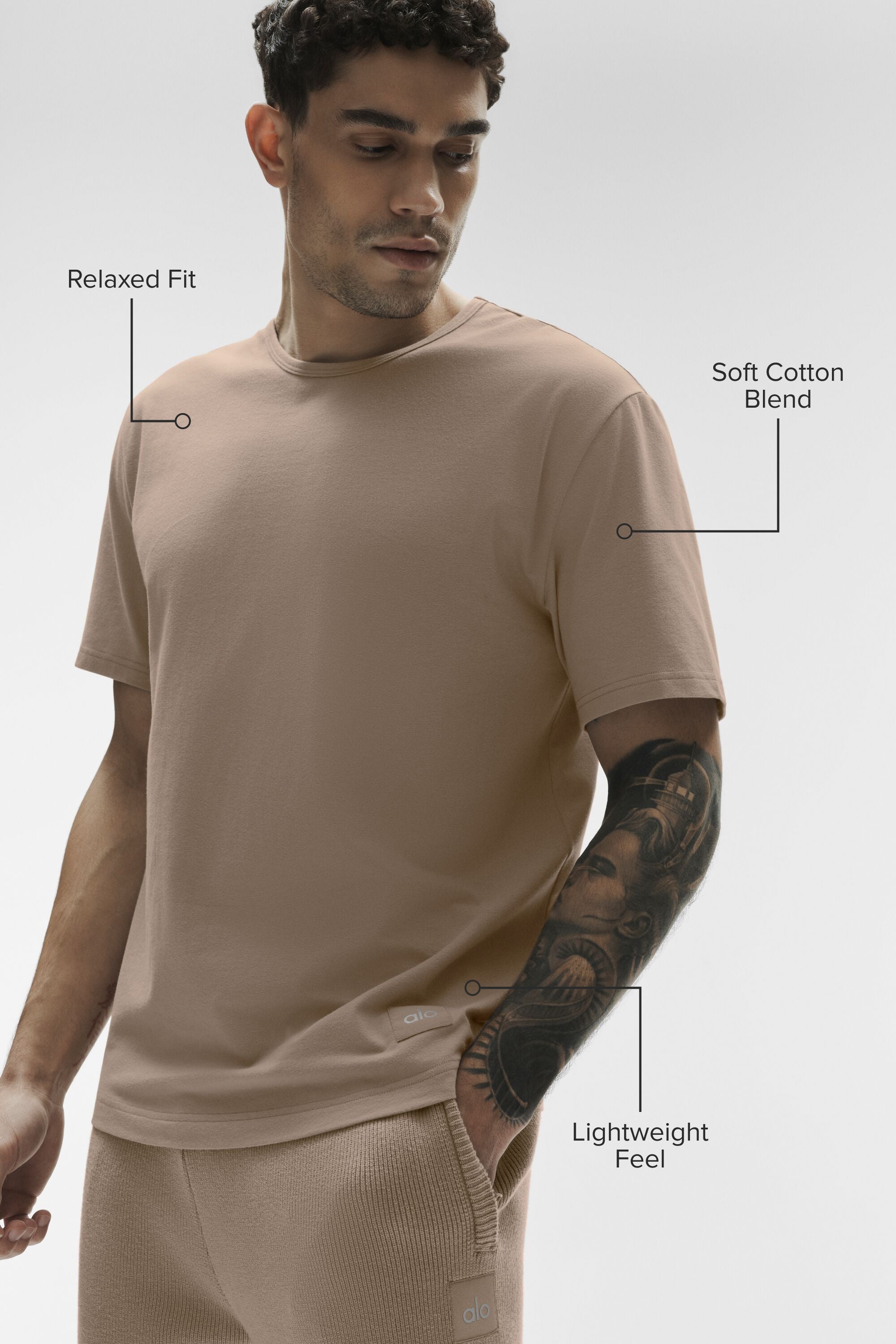 Street Essential Tee - Gravel