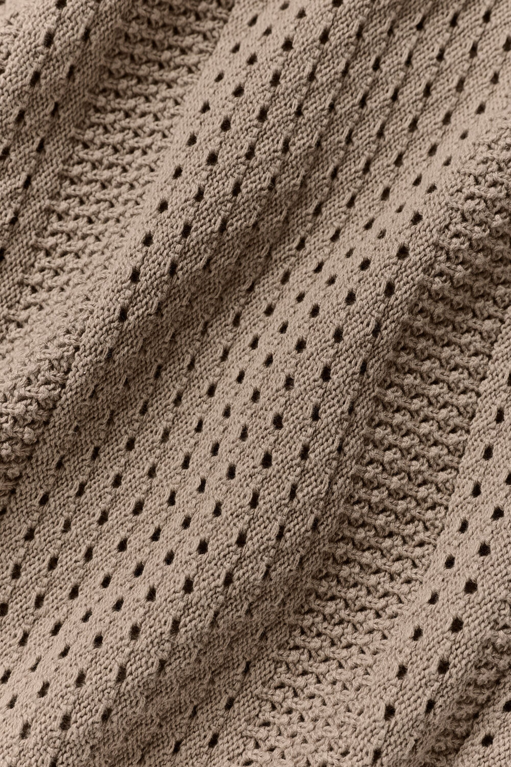 Coastline Knit Short Sleeve Polo - Gravel
