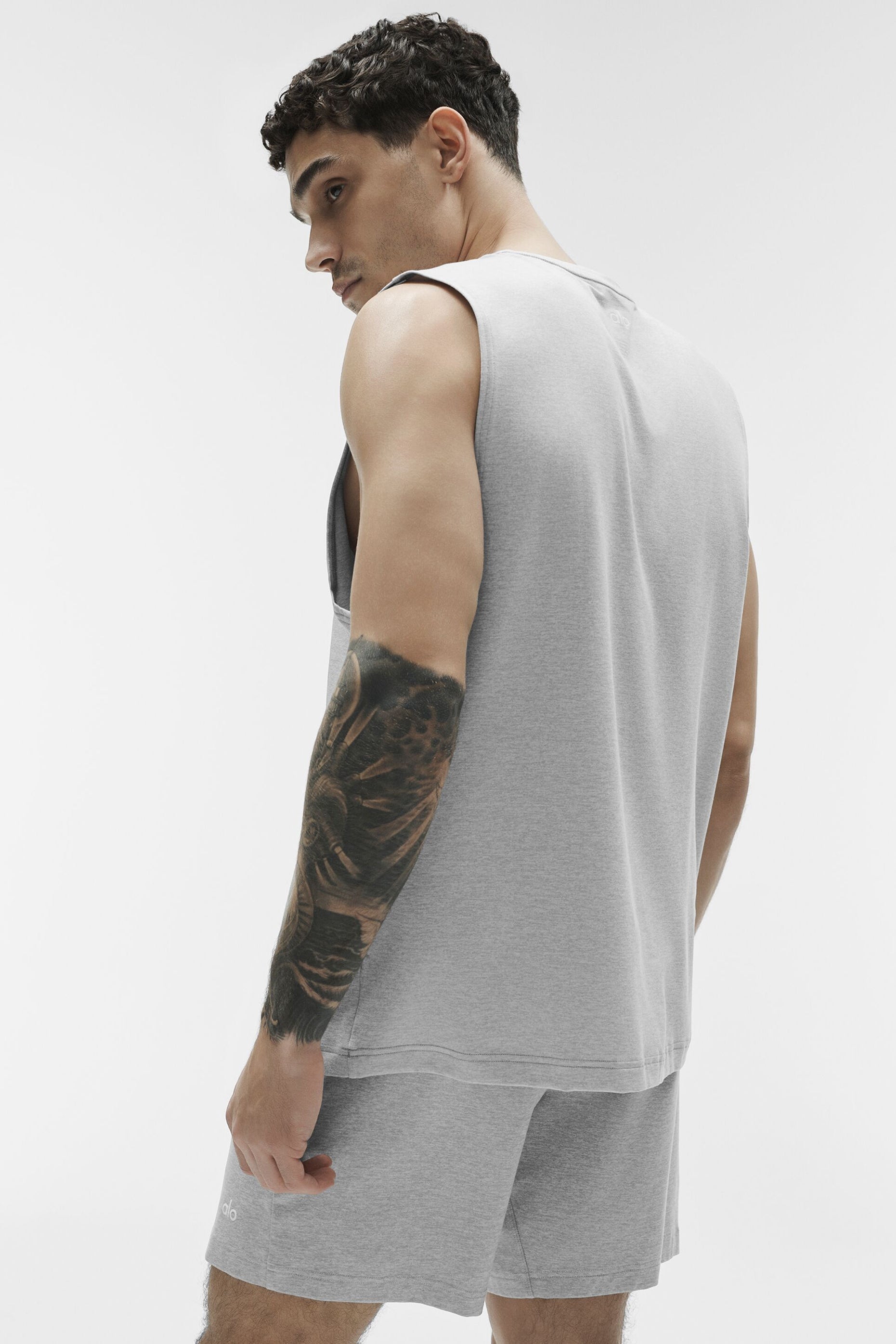 Conquer Muscle Tank - Athletic Heather Grey