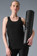 Everyday Modal Rib Tank - Black