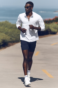 Conquer 1/4 Zip Reform Long Sleeve - White