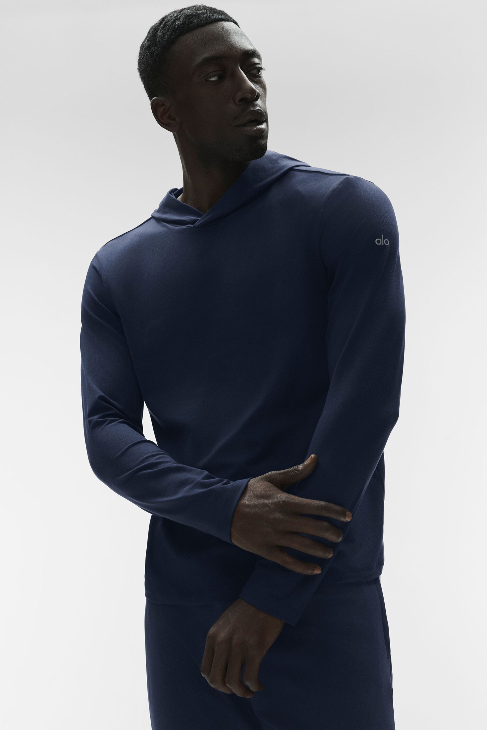 Conquer Reform Long Sleeve With Hood - Navy