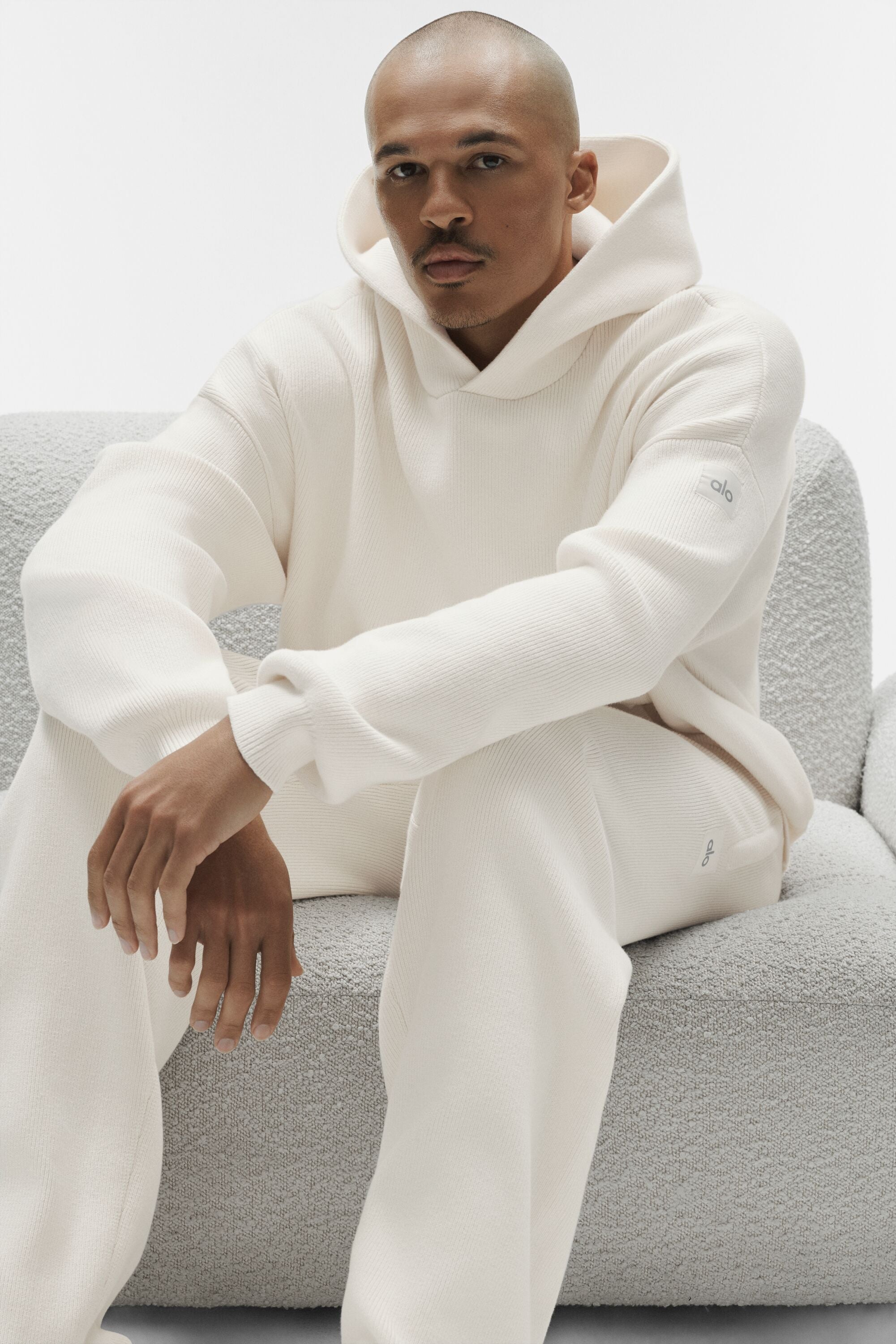Scholar Hooded Sweater - Ivory