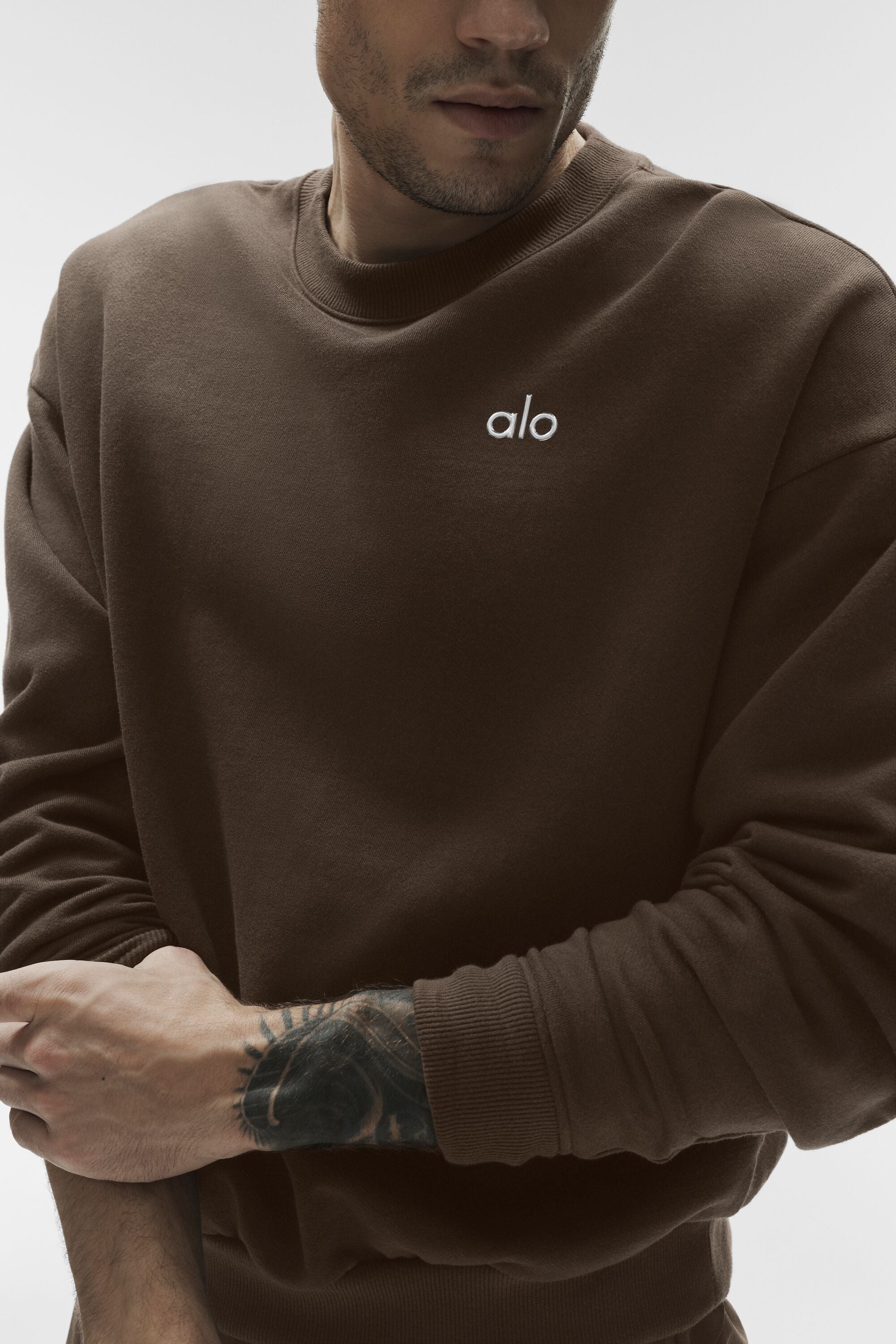 Accolade Crew Neck Pullover - Espresso