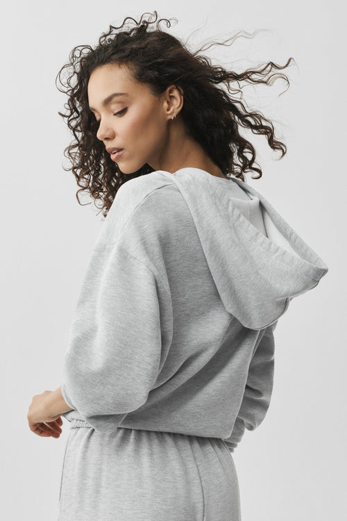 Accolade Full Zip Hoodie - Athletic Heather Grey