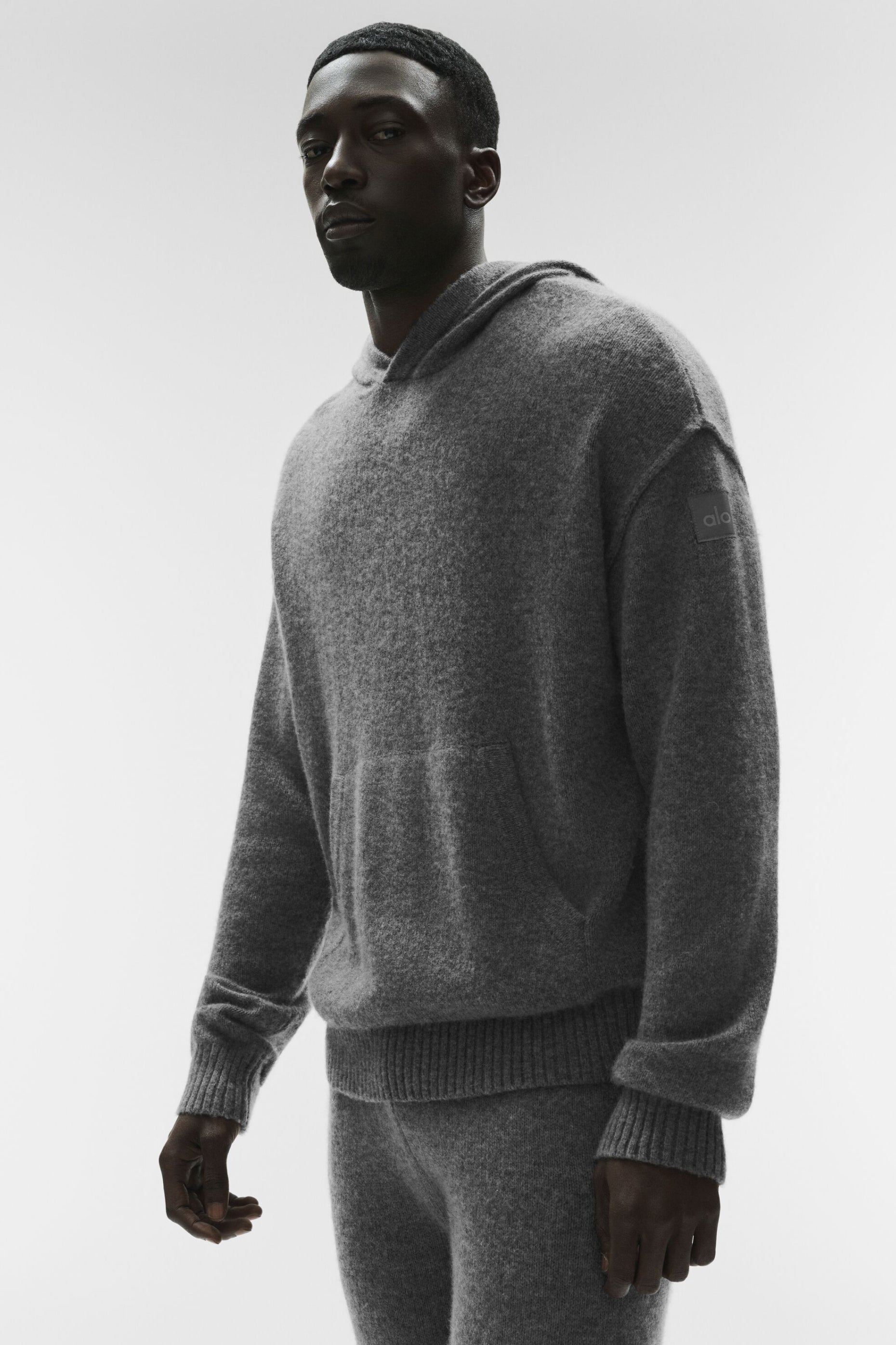 Wool Cashmere New Class Hoodie - Platinum Grey