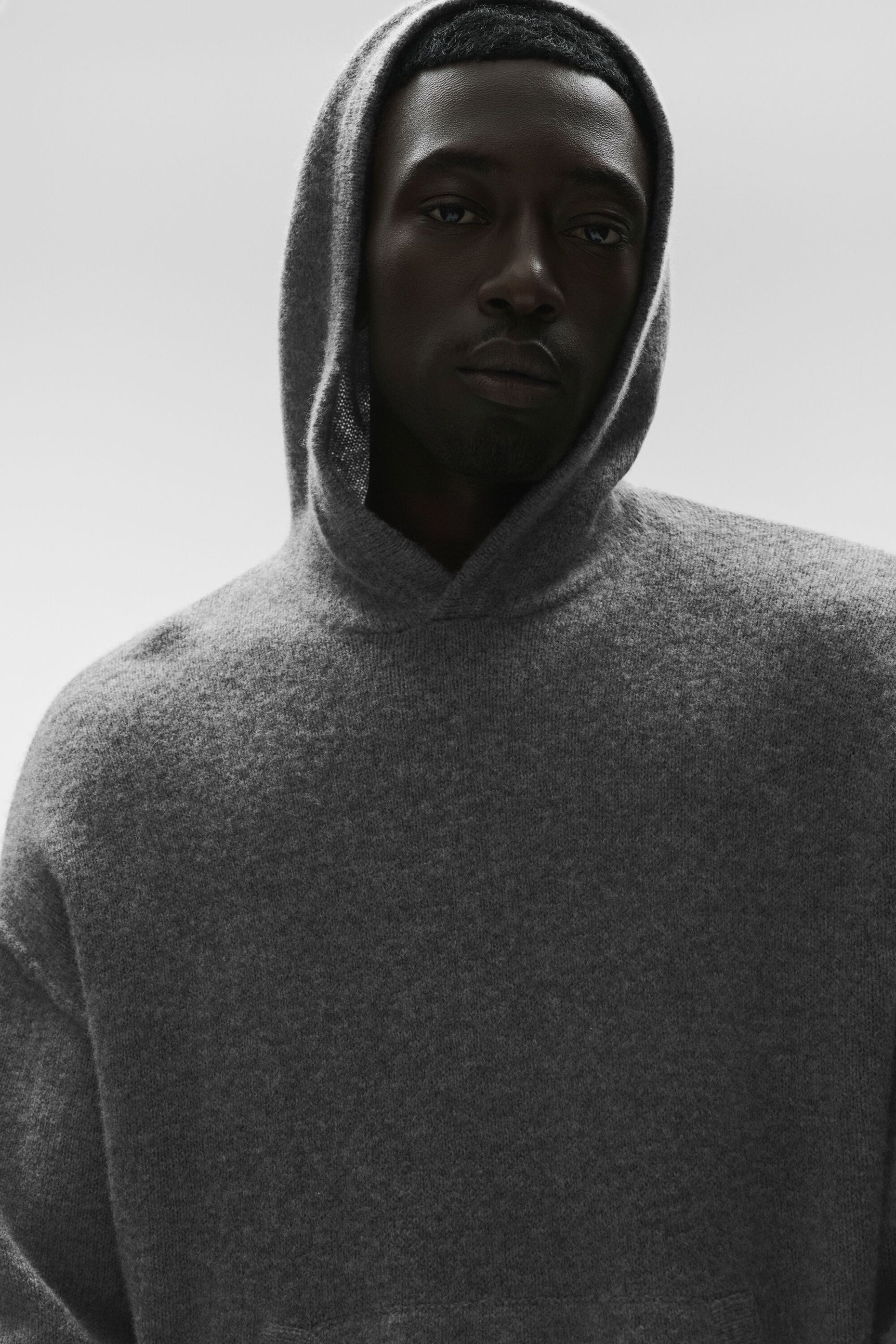 Wool Cashmere New Class Hoodie - Platinum Grey