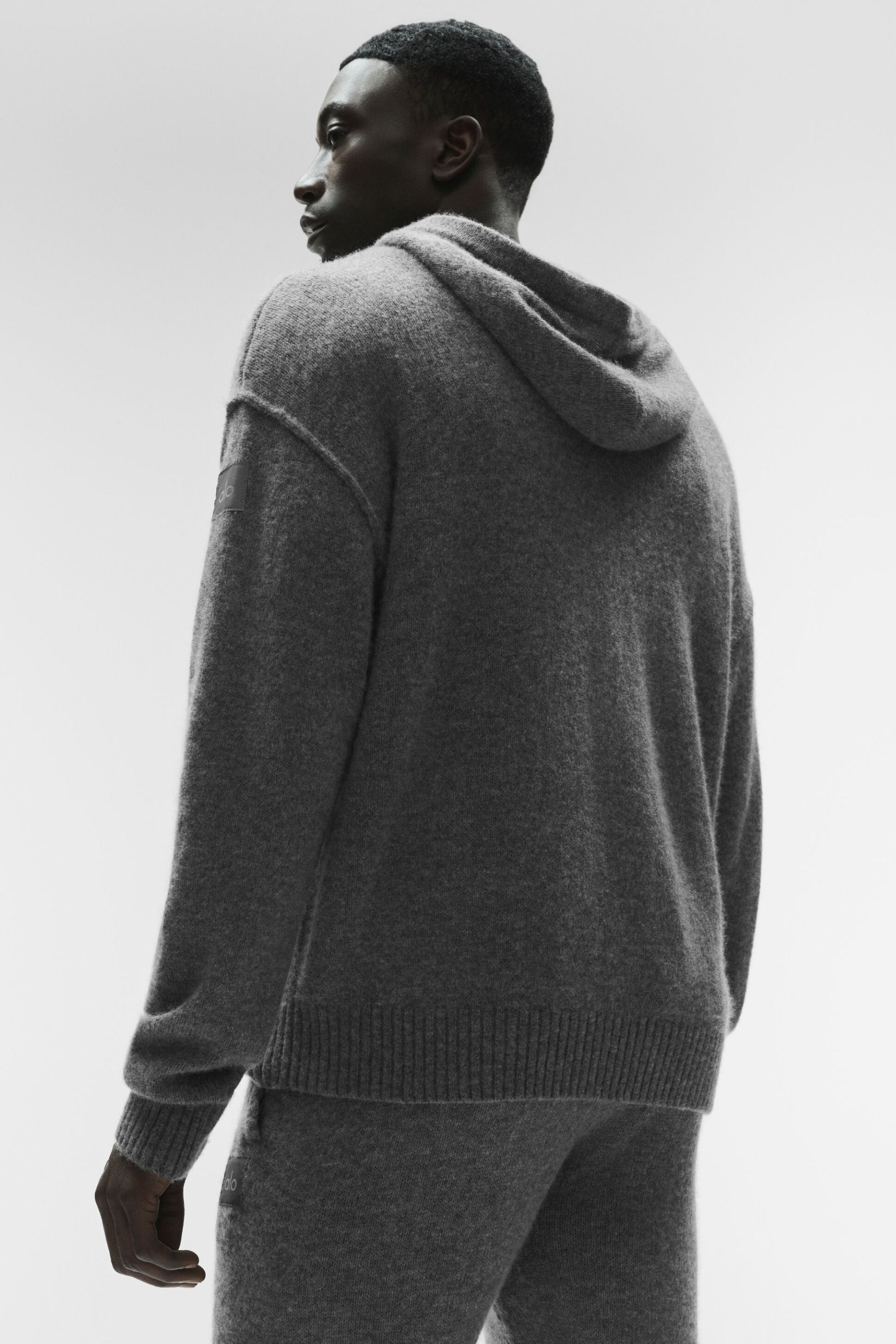 Wool Cashmere New Class Hoodie - Platinum Grey