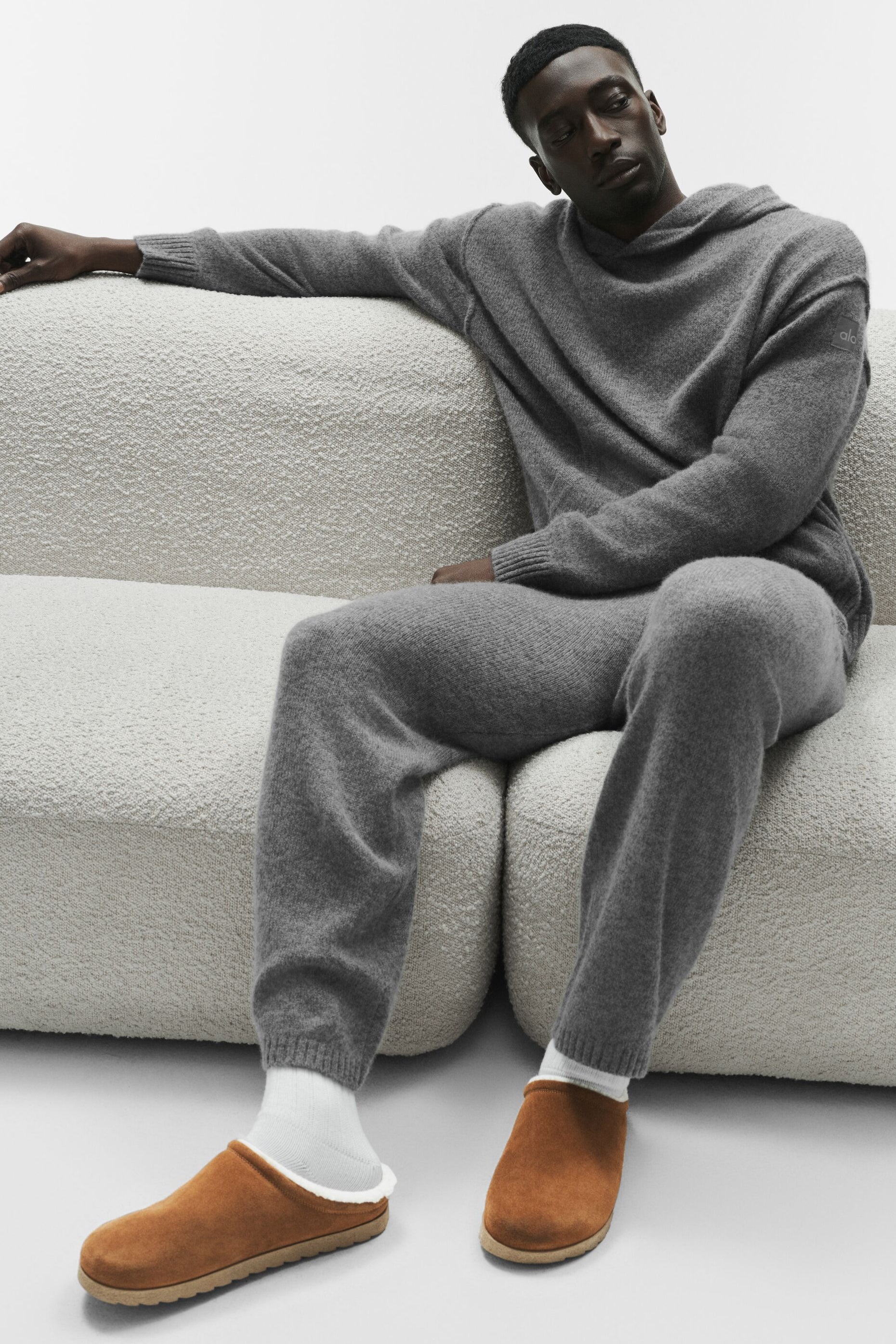 Wool Cashmere New Class Hoodie - Platinum Grey