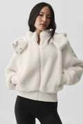 Foxy Sherpa Jacket - Ivory