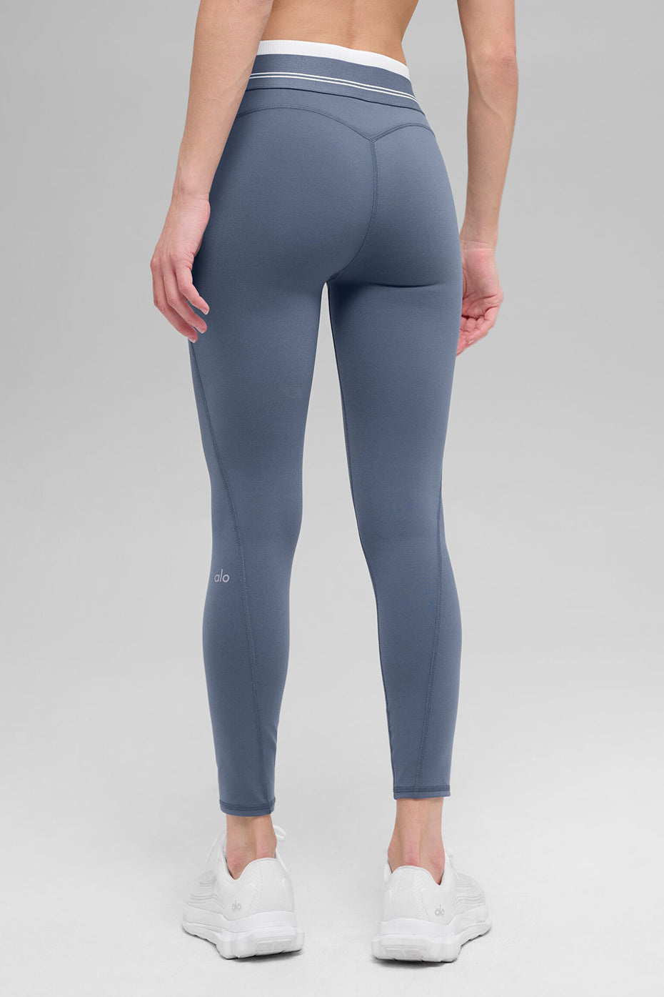 Airbrush High-Waist 7/8 Better Together Legging - Bluestone/White
