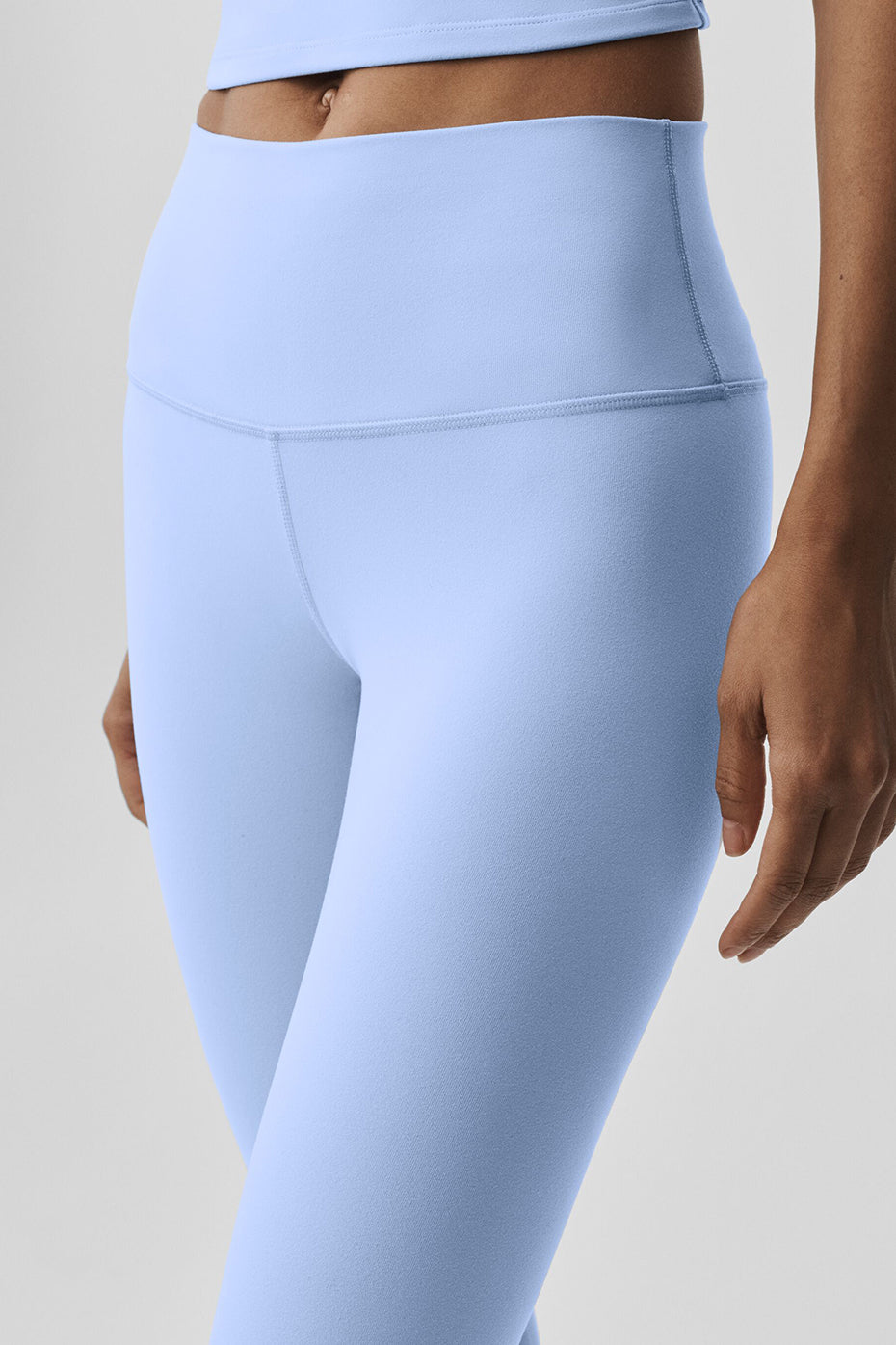 High-Waist Airbrush Legging - Light Provence Blue