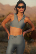 Airlift Light Speed Hooded Bra - Lunar Grey